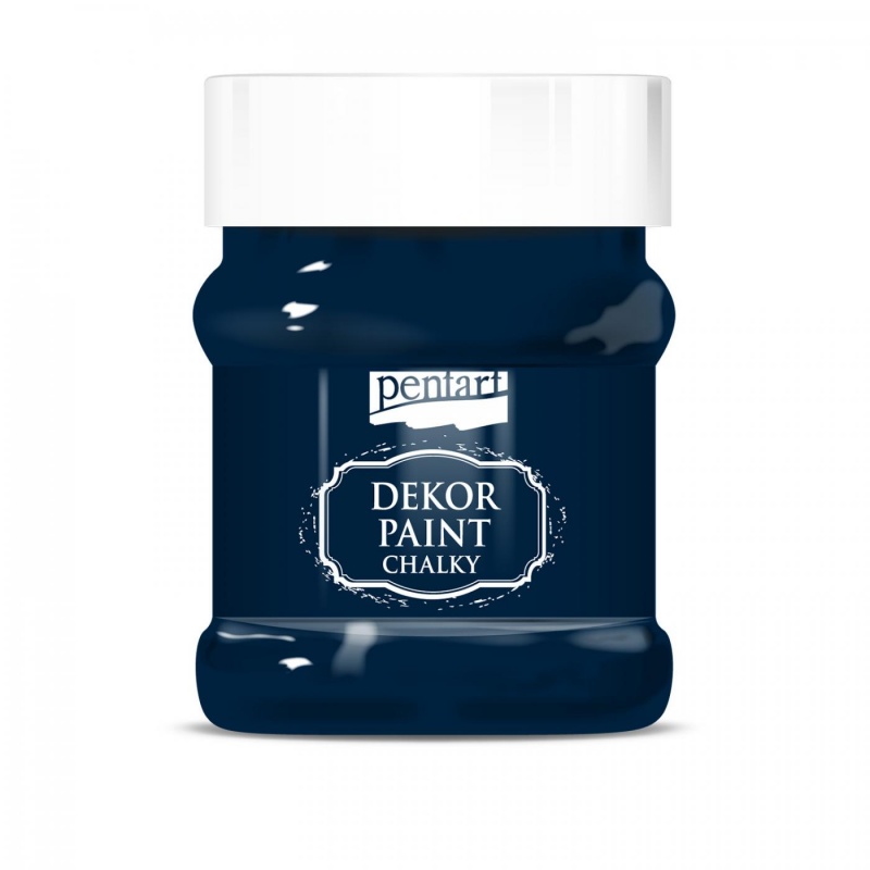 Dekor Paint Soft od Pentart je rýchloschnúca kriedová farba na vodnej báze s vynikajúcou krycou schopnosťou. Vďaka svojmu špeciálnemu zloženiu vytvár