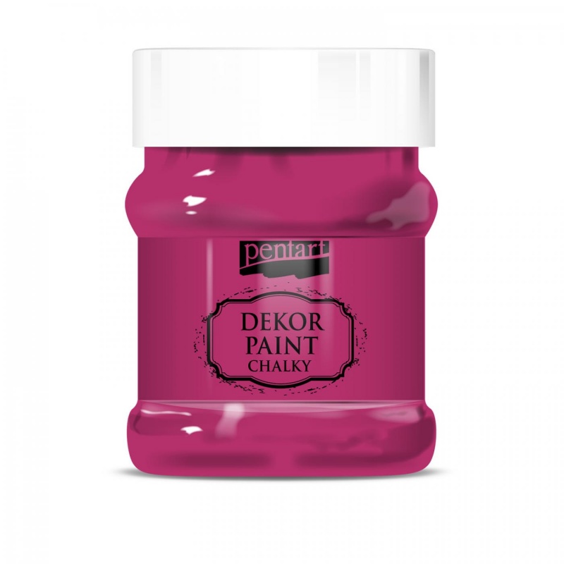 Dekor Paint Soft od Pentart je rýchloschnúca kriedová farba na vodnej báze s vynikajúcou krycou schopnosťou. Vďaka svojmu špeciálnemu zloženiu vytvár