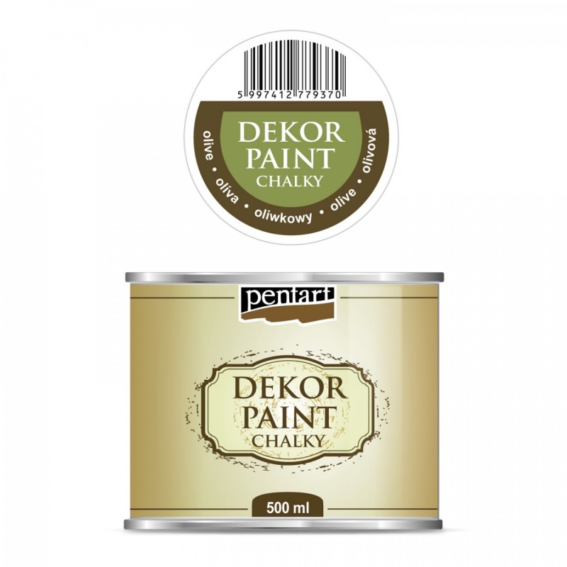 Dekor Paint Soft od Pentart je rýchloschnúca kriedová farba na vodnej báze s vynikajúcou krycou schopnosťou. Vďaka svojmu špeciálnemu zloženiu vytvár