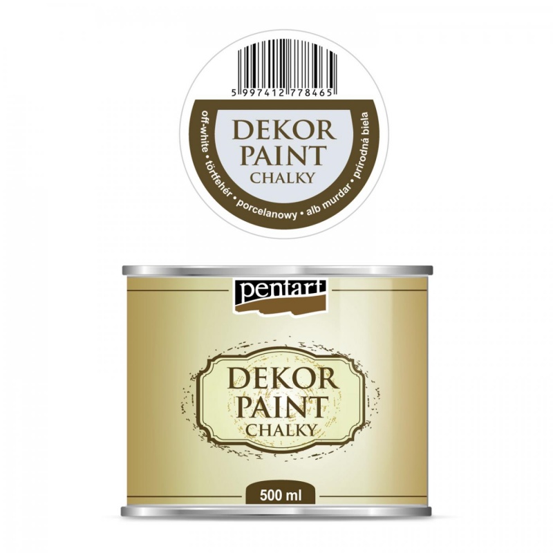 Dekor Paint Soft od Pentart je rýchloschnúca kriedová farba na vodnej báze s vynikajúcou krycou schopnosťou. Vďaka svojmu špeciálnemu zloženiu vytvár
