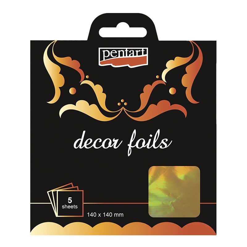 Dekoračná fólia hologram (Colored foils sheets) sú tenučké plátky farebnej plastovej fólie s kovovým efektom. Často sú využívané pri mix-media tec