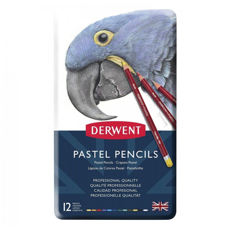 Derwent pastelové ceruzky Pastel pencil sa používajú pri technike maľovania so suchým pastelom. Je to vlastné suchý, alebo kriedový pastel v podobe cer