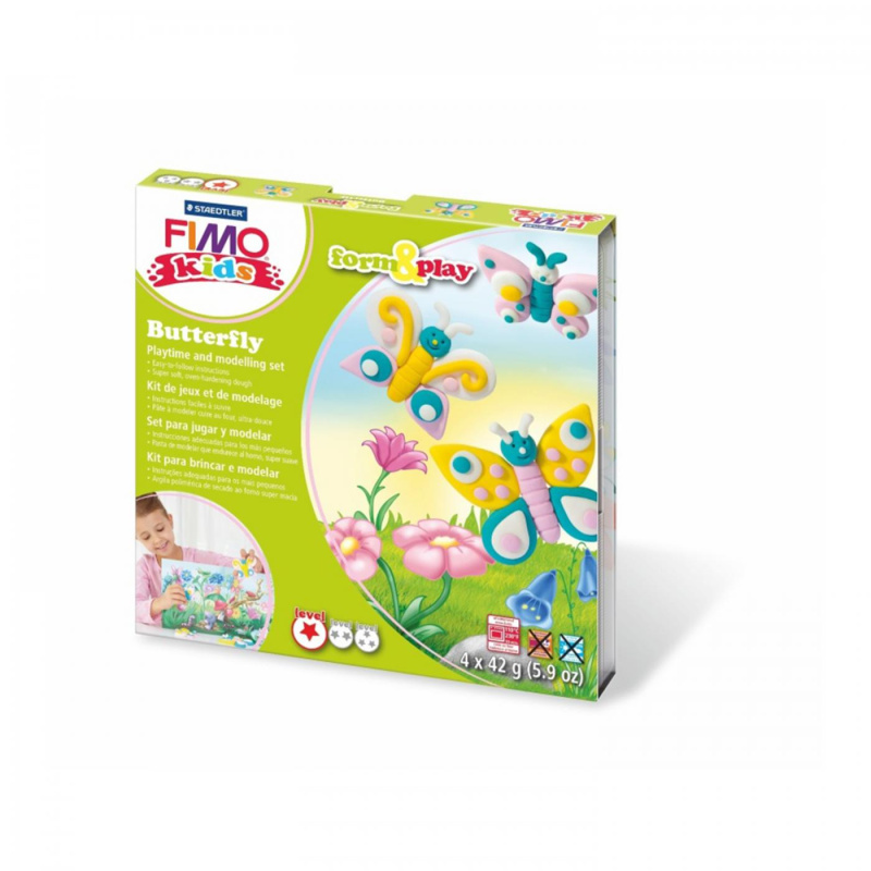 FIMO kids je polymérová hmota prvotriednej kvality určená na modelovanie s nespočetnými možnosťami využitia. Používa sa na výrobu dekorácií, šper