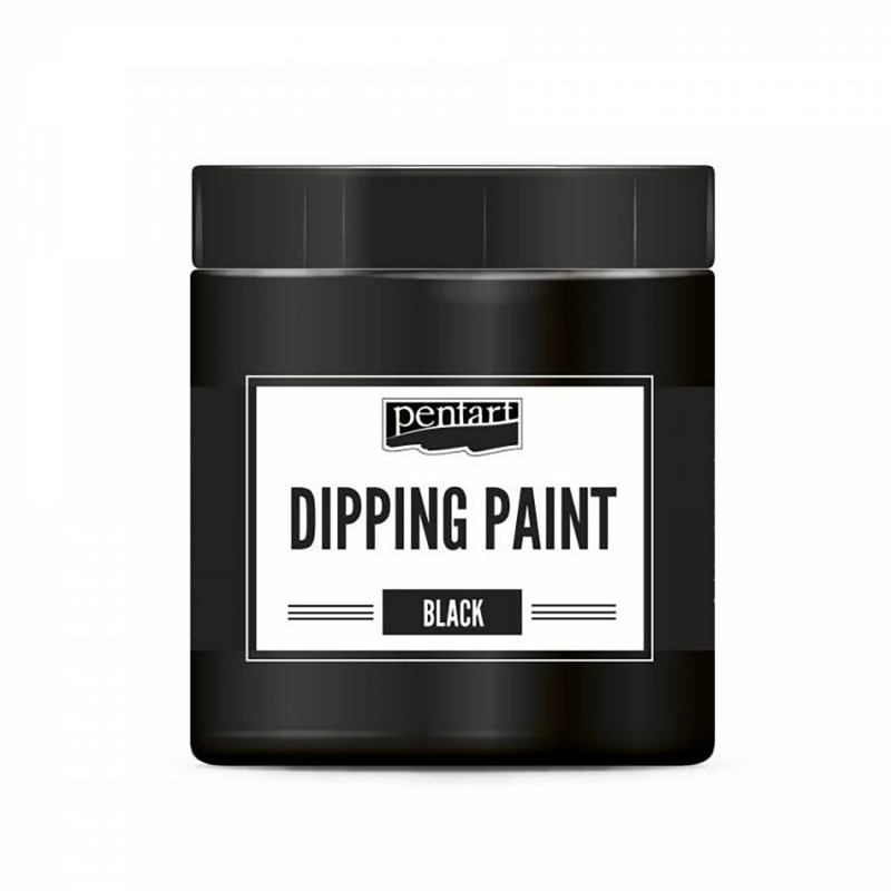 Dipping paint samonivelačná farba značky Pentart prináša možnosť zjednodušiť si tvorivý proces. Namáčacia farba (dipping paint) je založená na vod