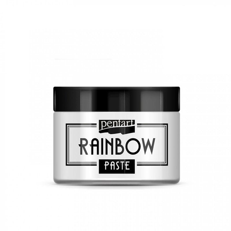 Dúhová pasta (Rainbow paste) je flexibilná, vodeodolná pasta, ktorá je po uschnutí priehľadná a obsahuje holografické pigmenty, ktoré vytvárajú dúh