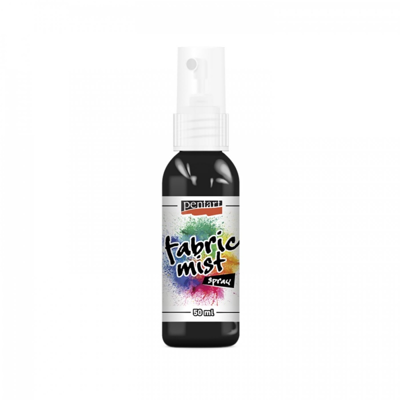 Spreje Fabric mist sú na vodnej báze a používajú sa na farbenie svetlého textilu. Vďaka svojej striekacej forme sa dajú použiť na batikovanie a šabl