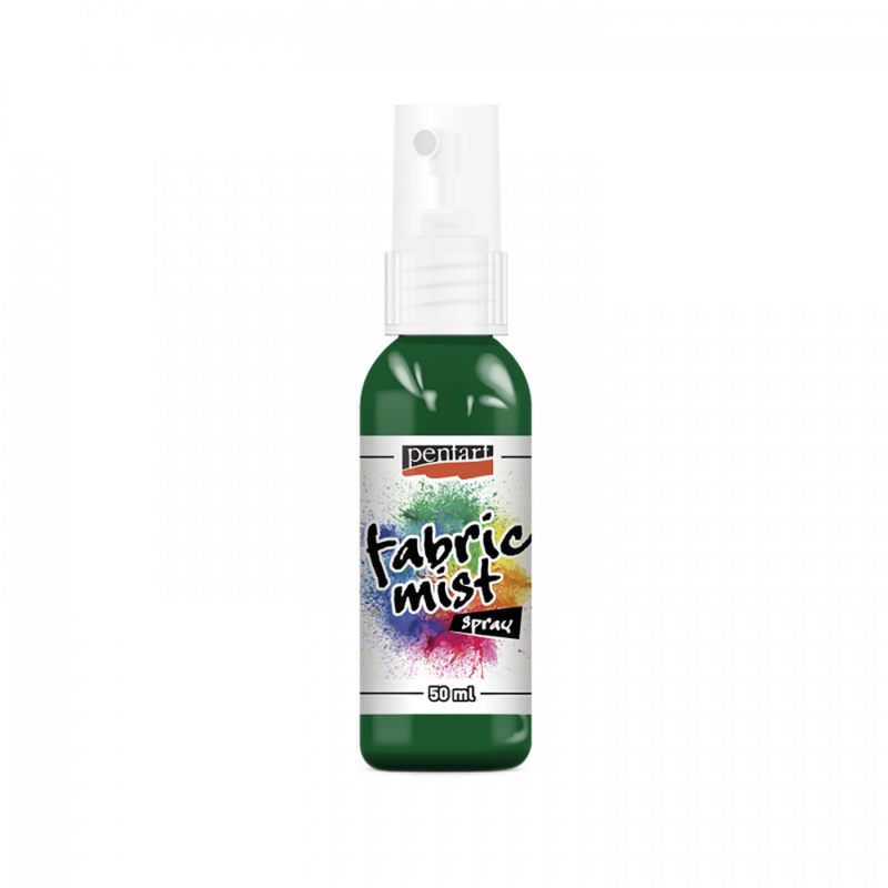 Spreje Fabric mist sú na vodnej báze a používajú sa na farbenie svetlého textilu. Vďaka svojej striekacej forme sa dajú použiť na batikovanie a šabl