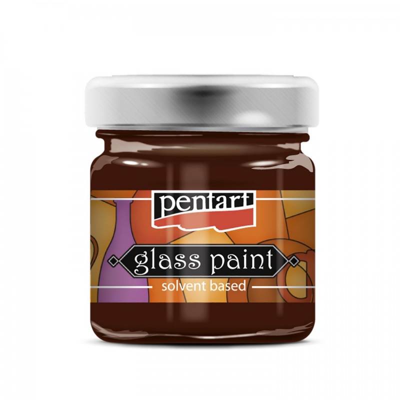 Farby na sklo (Glass paint) od značky Pentart sú rýchloschnúce farby, riediteľné alkoholovým riedidlom Pentart. Základné odtiene sú nepriehľadné, me