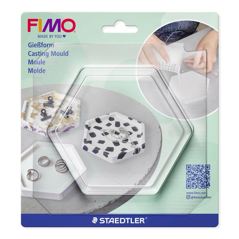 FIMO odlievacia forma z recyklovaného PET – forma na kreatívne odlievanie. Odlievacia forma FIMO je praktická pomôcka na výrobu dekorácií, odliatkov a 
