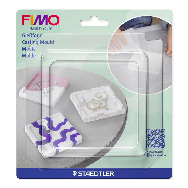 FIMO odlievacia forma z recyklovaného PET – forma na kreatívne odlievanie. Odlievacia forma FIMO je praktická pomôcka na výrobu dekorácií, odliatkov a 