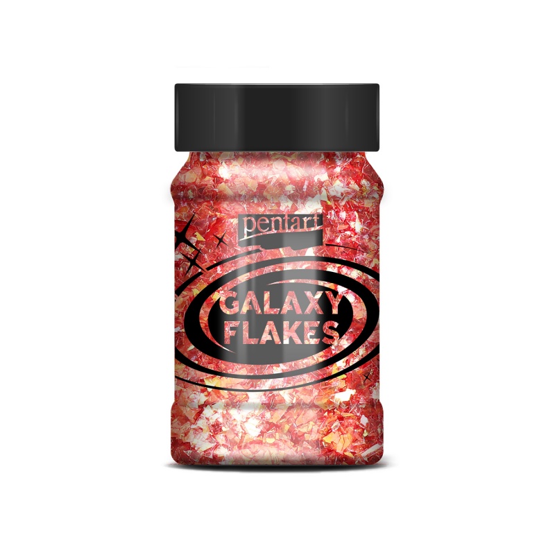 Galaxy vločky (Galaxy flakes) sú dúhové vločky nepravidelného tvaru, ktoré sa postarajú o obdivuhodný výsledný efekt. Galaxy flakes sa môžu lepiť 