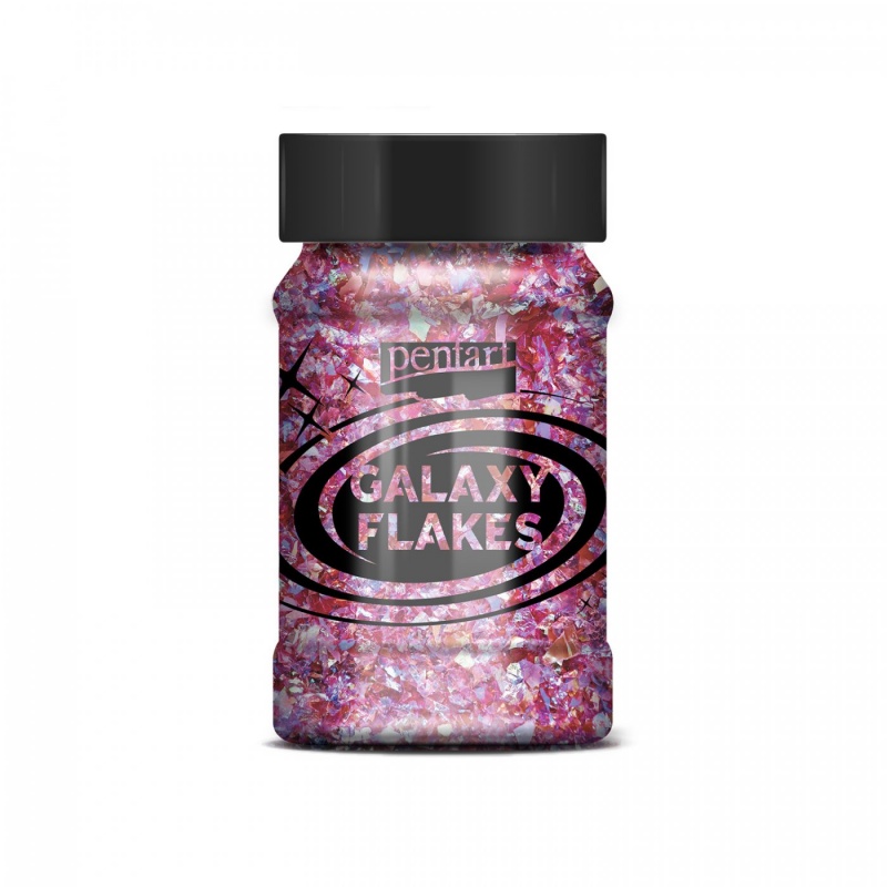 Galaxy vločky (Galaxy flakes) sú dúhové vločky nepravidelného tvaru, ktoré sa postarajú o obdivuhodný výsledný efekt. Galaxy flakes sa môžu lepiť 