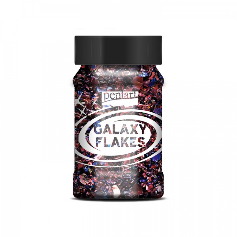 Galaxy vločky (Galaxy flakes) sú dúhové vločky nepravidelného tvaru, ktoré sa postarajú o obdivuhodný výsledný efekt. Galaxy flakes sa môžu lepiť 