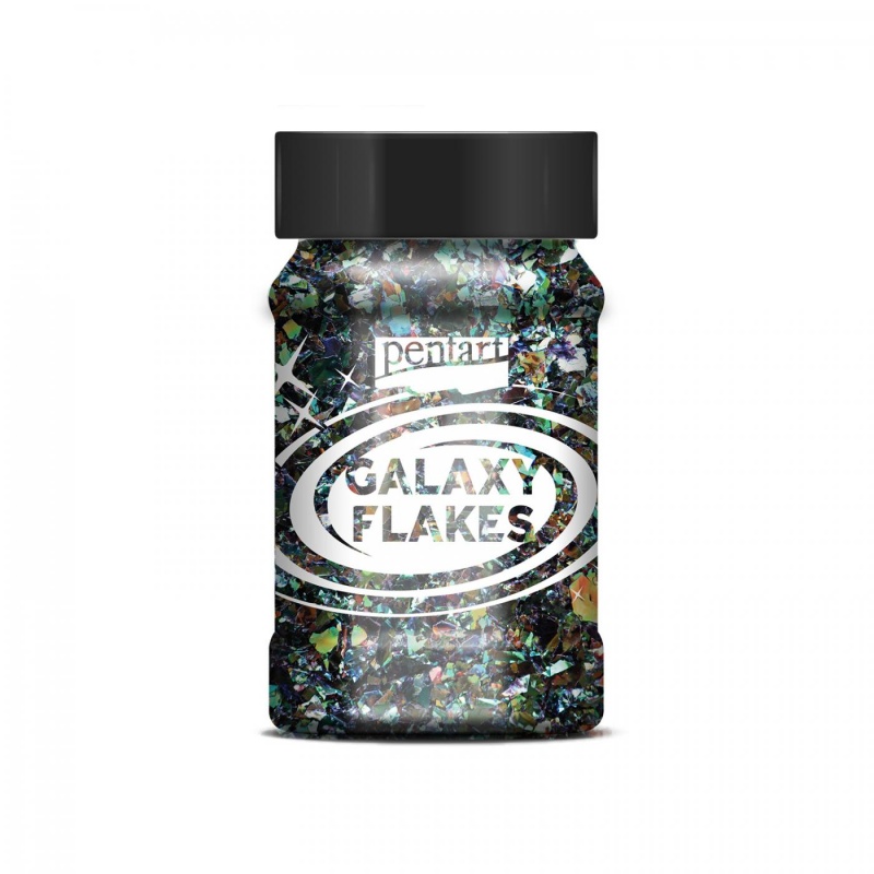 Galaxy vločky (Galaxy flakes) sú dúhové vločky nepravidelného tvaru, ktoré sa postarajú o obdivuhodný výsledný efekt. Galaxy flakes sa môžu lepiť 