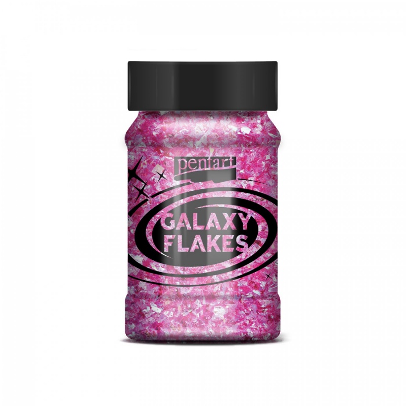 Galaxy vločky (Galaxy flakes) sú dúhové vločky nepravidelného tvaru, ktoré sa postarajú o obdivuhodný výsledný efekt. Galaxy flakes sa môžu lepiť 