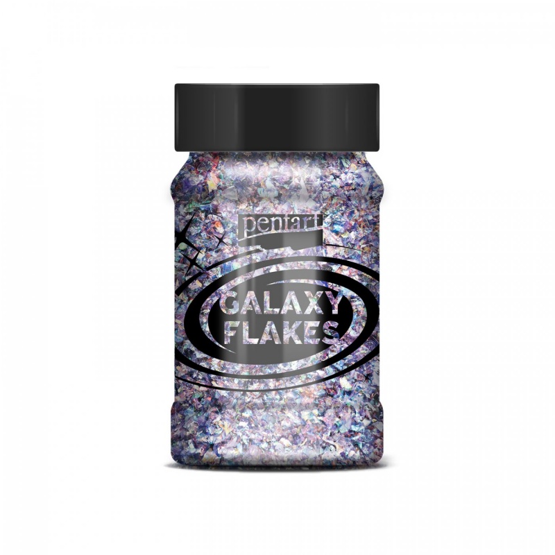 Galaxy vločky (Galaxy flakes) sú dúhové vločky nepravidelného tvaru, ktoré sa postarajú o obdivuhodný výsledný efekt. Galaxy flakes sa môžu lepiť 