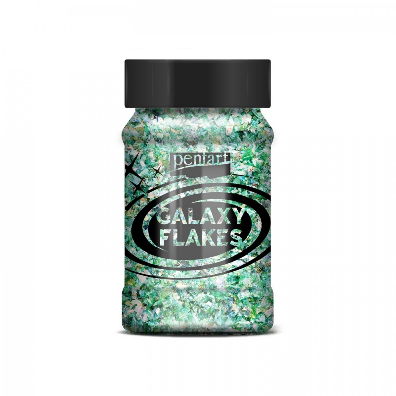 Galaxy vločky (Galaxy flakes) sú dúhové vločky nepravidelného tvaru, ktoré sa postarajú o obdivuhodný výsledný efekt. Galaxy flakes sa môžu lepiť 