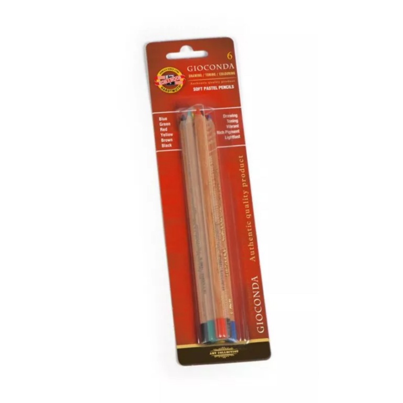 Koh i noor Gioconda sada umeleckých kried v ceruzke je suchých pastelov vo forme ceruziek. Sada je vytvorená špeciálne pre všetkých umelcov, ktorí si ch