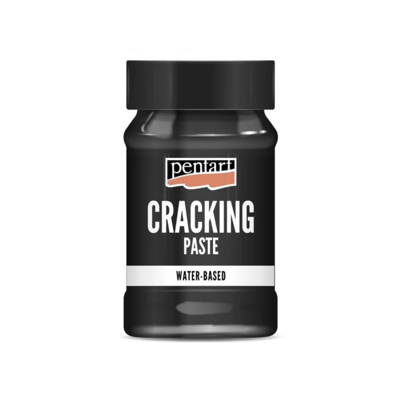 Krakelovacia pasta (Cracking paste) je dvojzložková krakelovacia pasta založená na vodnej báze. Slúži na vytvorenie efektu rozpraskaného povrchu.
Použ