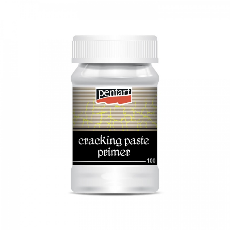 Krakelovacia pasta primer 1. zložka (Cracking paste primer) je podkladová báza potrebná pre prácu s krakelovacou pastou 2. zložka. Krakelovacia pasta slú