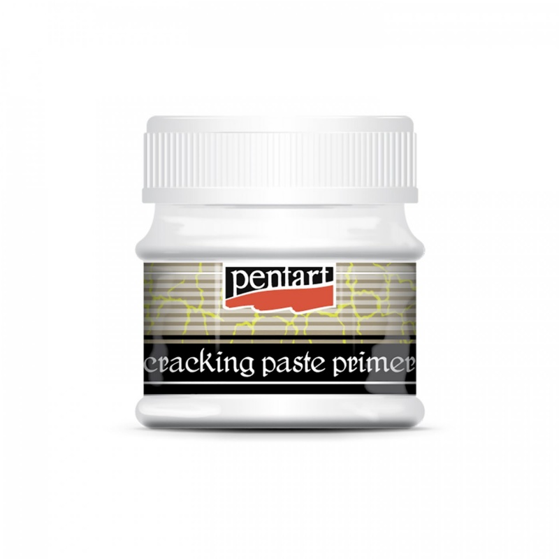 Krakelovacia pasta primer 1. zložka (Cracking paste primer) je podkladová báza potrebná pre prácu s krakelovacou pastou 2. zložka. Krakelovacia pasta slú