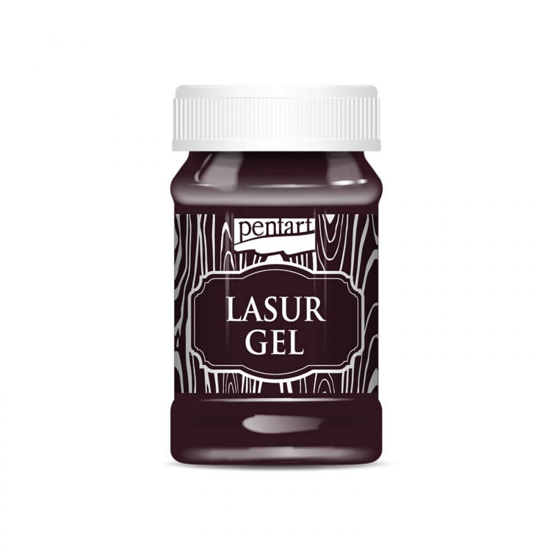Lazúrový gél (Lasur gel) je určený na použite ako v interiéri tak aj v exteriéri. Praktická lazúra s gélovou konzistenciou je založená na vodnej b