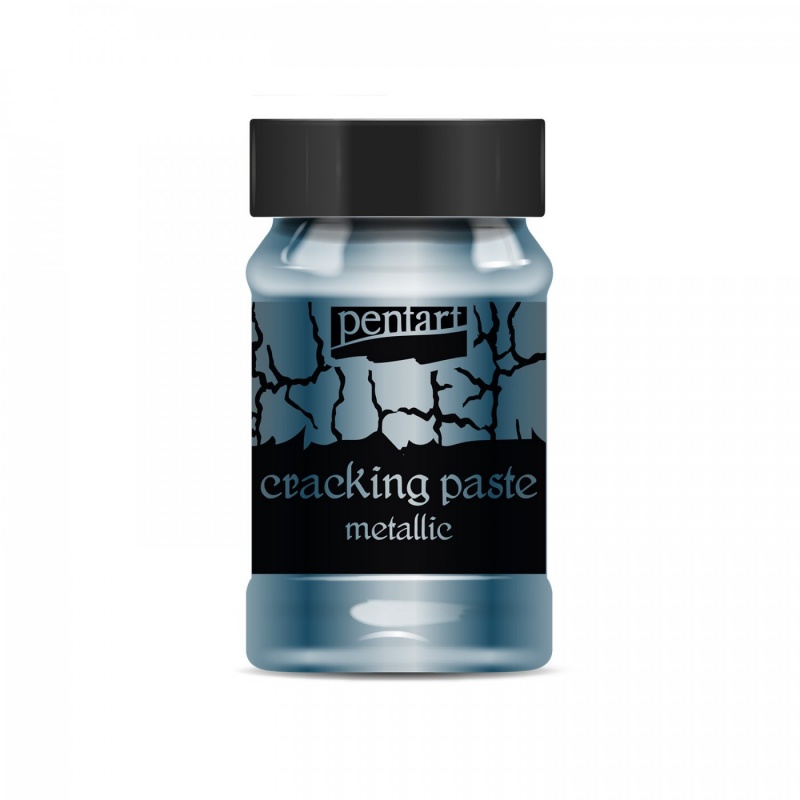 Metalická krakelovacia pasta (Cracking paste mettalic) je dvojzložková krakelovacia pasta založená na vodnej báze. Slúži na vytvorenie efektu rozpraskan
