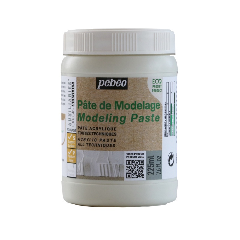 Modelovacia pasta – Pre dokonalé reliéfne efekty
Vytvorte jedinečné štruktúry a 3D efekty s Modelovacou pastou Pebeo, neprehľadnou pastou navrhnutou n