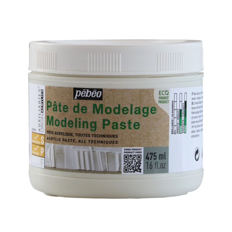 Modelovacia pasta – Pre dokonalé reliéfne efekty
Vytvorte jedinečné štruktúry a 3D efekty s Modelovacou pastou Pebeo, neprehľadnou pastou navrhnutou n