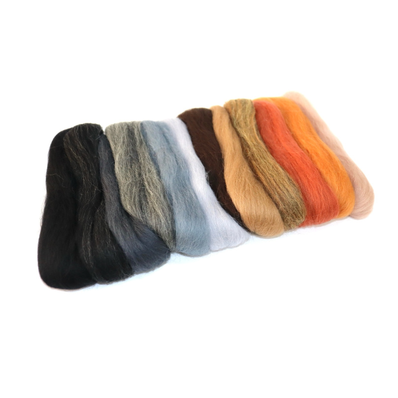 Ovčie rúno na plstenie jemne česané nazývané aj plsť poteší každého kreatívca, ktorý tvorí technikou plstenia. Balenie obsahuje 50 g merino ovčie