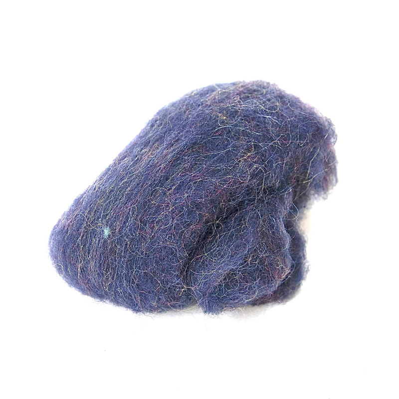 Ovčie rúno na plstenie mykané je oveľa tvrdšie ako jemné merino. Má výraznejšie tvrdé vlákna, ktoré sú jemne zatočené. Mykaná plsť sa používa
