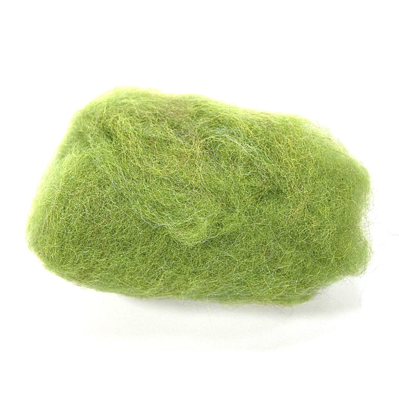 Ovčie rúno na plstenie mykané je oveľa tvrdšie ako jemné merino. Má výraznejšie tvrdé vlákna, ktoré sú jemne zatočené. Mykaná plsť sa používa