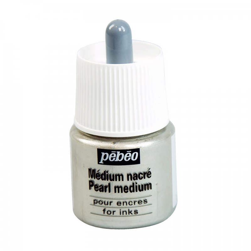 Perleťové médium od francúzskej značky Pébéo (Pebeo pearl medium) je médium na vodnej báze určené pre