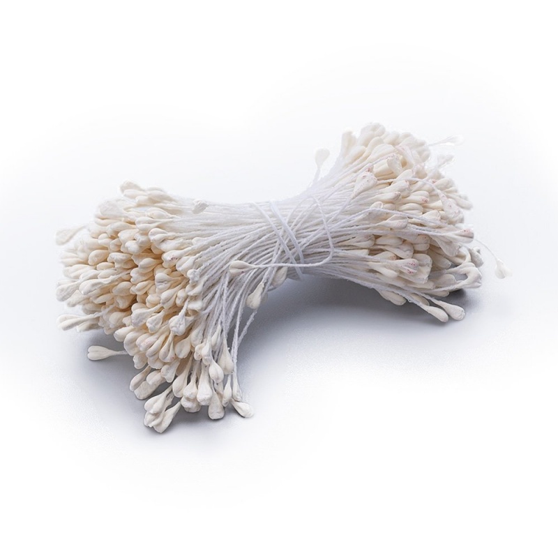 Piestiky na kvietky sú malé matné papierové slzičky na oboch koncoch krátkej bavlnenej šnúrky, ktoré sa používajú pri tvorbe kvetinových dekoráci