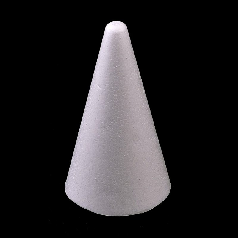 Polystyrénový kužeľ je polystyrénový polotovar, ktorý sa používa ako základ pre valentínske, jesenné, vianočné, detské dekorácie. Polystyrén je
