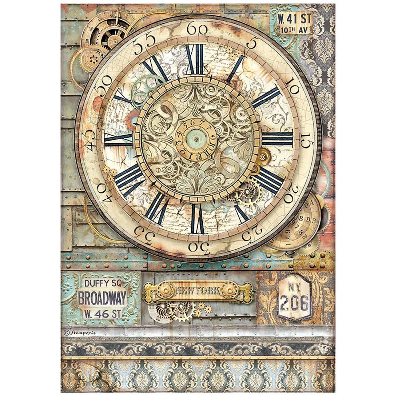 Ryžový papier od firmy Stamperia je ideálny na servítkovú techniku (decoupage). Je pevnejší ako servítka, netrhá sa a nevytvárajú sa pod nim bubliny.