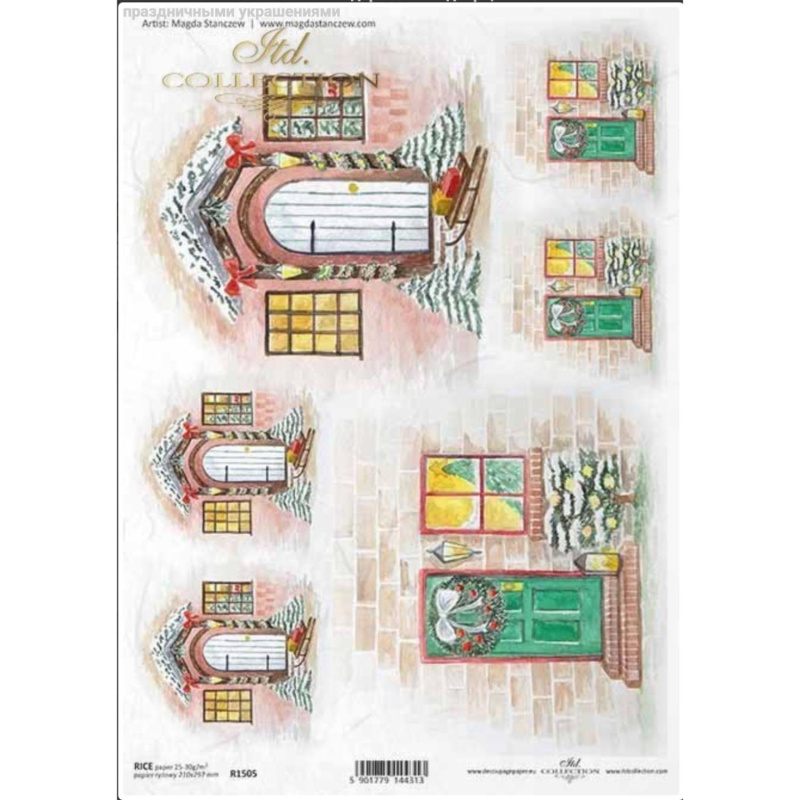 Ryžový papier na decoupage od ITD Collection je tým pravým pre vás. Je vhodný na zdobenie skla, dreva, MDF, kartónu a iných povrchov servítkovou techni