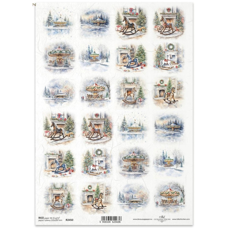 Ryžový papier na decoupage od ITD Collection je tým pravým pre vás. Je vhodný na zdobenie skla, dreva, MDF, kartónu a iných povrchov servítkovou techni