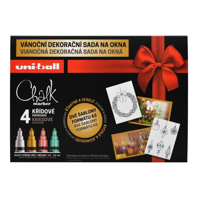 Viacúčelový kriedový popisovač spája jednoduchosť a praktickosť. Je bezprašný a ide ľahko zmazať vlhkou handričkou. Vďaka odolnosti proti dažďu 