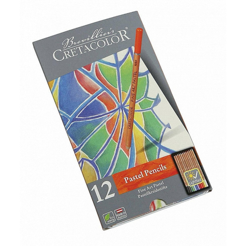 Pastely v ceruzke CRETACOLOR sú vhodné na jemné a detailné práce. Bohatý pigment a vysoká odolnosť voči svetlu zaručuje skvelý výsledok. Farby majú