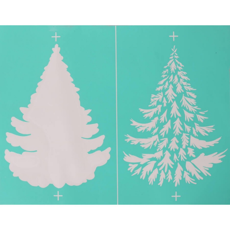 Samolepiaca šablóna (Silkscreen stencils) s originálnymi motívmi je vhodná na opakované použitie. Môžete ňou zdobiť rôzne povrchy ako drevo, textil 
