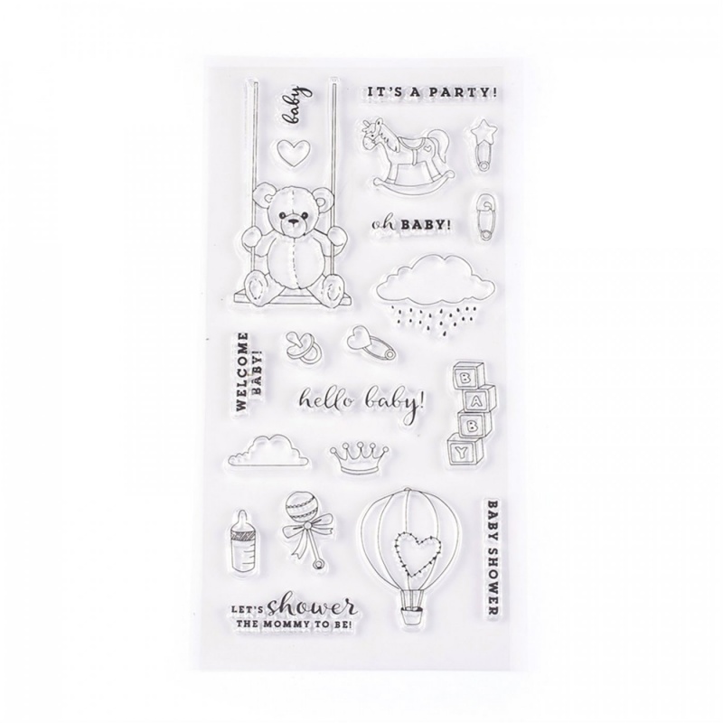 Silikónová pečiatka je ideálna na kreatívne využitie pri cardmakingu, scrapbookingu a ďalších technikách (menovky, záložky, darčekové balenia).  P