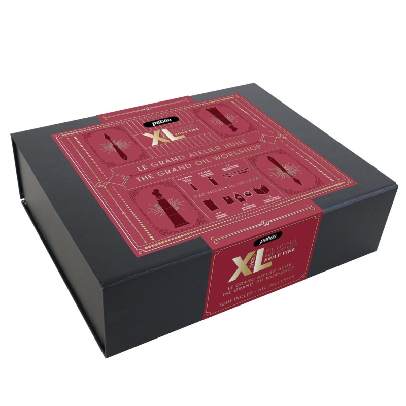 Sady ATELIER boli navrhnuté ako darčekové balenia, ktoré ponúkajú výber pre amatérskych alebo skúsených maliarov: jemné farby, maliarske povrchy, pr