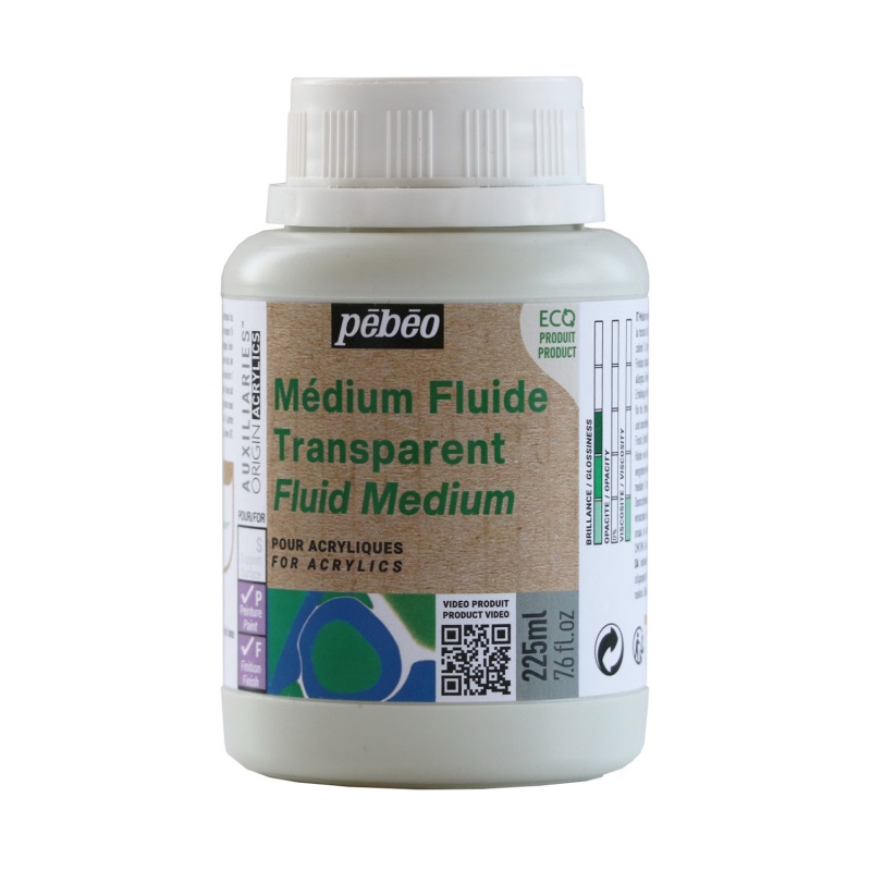 Transparent Fluid Medium – Dokonalý nástroj pre techniku pouringu
Posuňte svoju akrylovú tvorbu na vyššiu úroveň s Transparent Fluid Medium, univerz