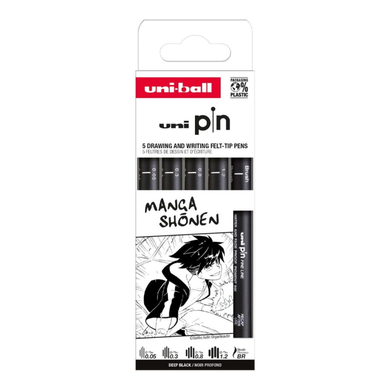 Jedinečný, precízny, technický a kreatívny. To je liner PIN. Kalibrované a odolné hroty spolu so Super Ink atramentom zaisťujú maximálnu precíznosť 