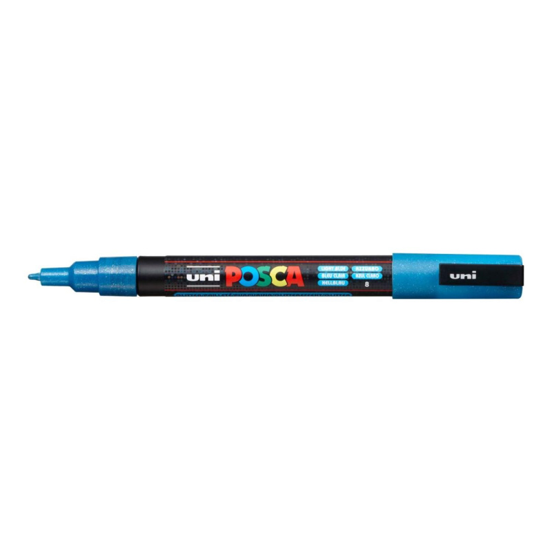 Uni Posca fixka PC-3M je jeden z najpopulárnejších typov popisovačov značky Uni. Marker Posca má okrúhly hrot hrúbky 1,3 mm, ktorý vytvára tenké lín