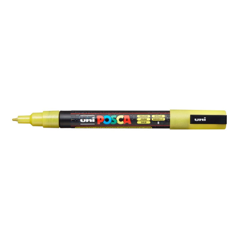 Uni Posca fixka PC-3M je jeden z najpopulárnejších typov popisovačov značky Uni. Marker Posca má okrúhly hrot hrúbky 1,3 mm, ktorý vytvára tenké lín
