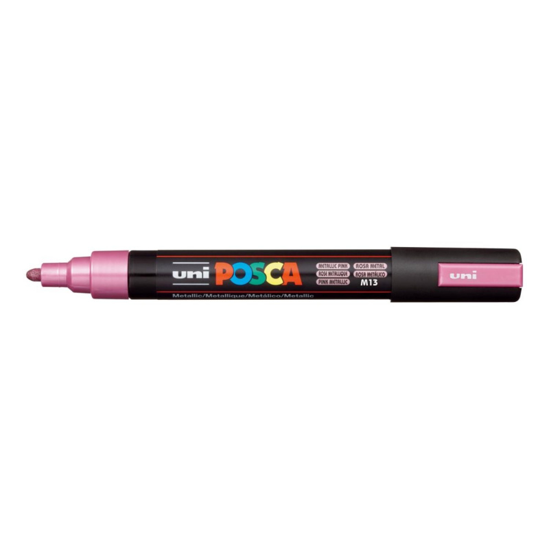Uni Posca fixka PC-5M je jeden z najpopulárnejších typov popisovačov značky Uni. Marker Posca má okrúhly hrot hrúbky 2,5 mm, ktorý vytvára stredne hru