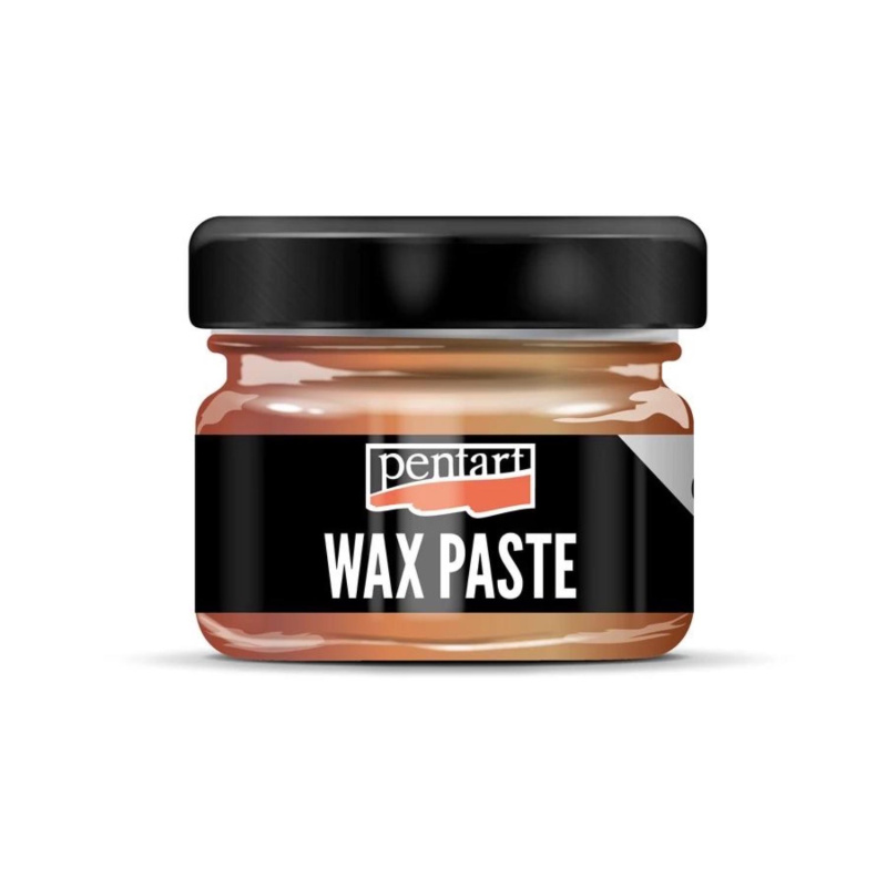 Vosková pasta (Wax paste - metal) so základom včelieho vosku a pomarančového oleja vytvorí na povrchu silný, kovový trblietavý efekt. Dajú sa použiť