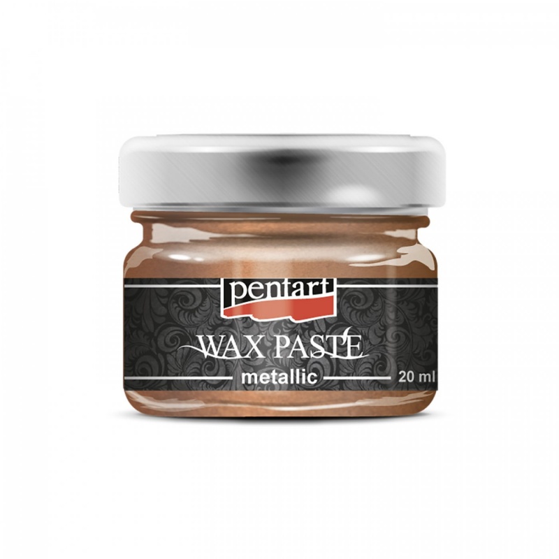 Vosková pasta (Wax paste - metal) so základom včelieho vosku a pomarančového oleja vytvorí na povrchu silný, kovový trblietavý efekt. Dajú sa použiť